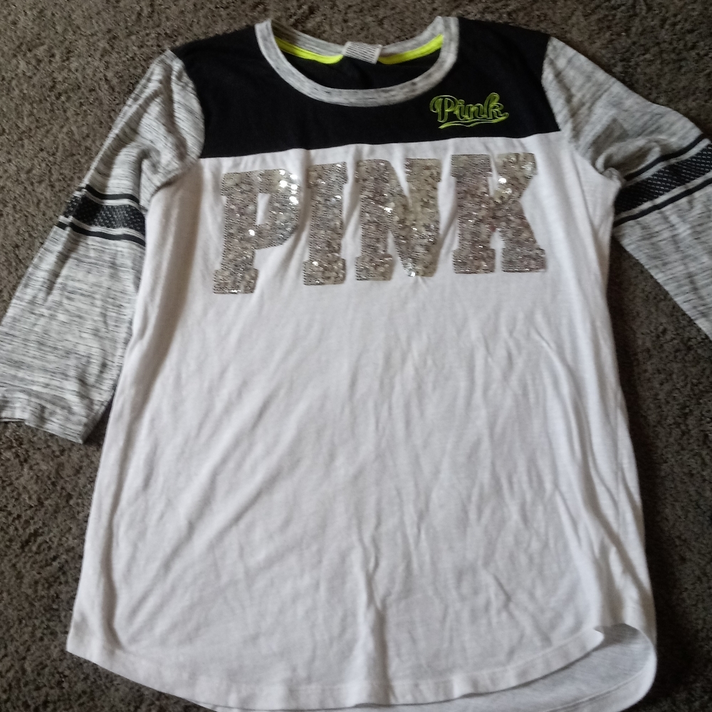 PINK bling tee